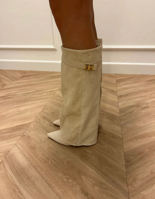 Eclipse Boots™ - Crème Suède